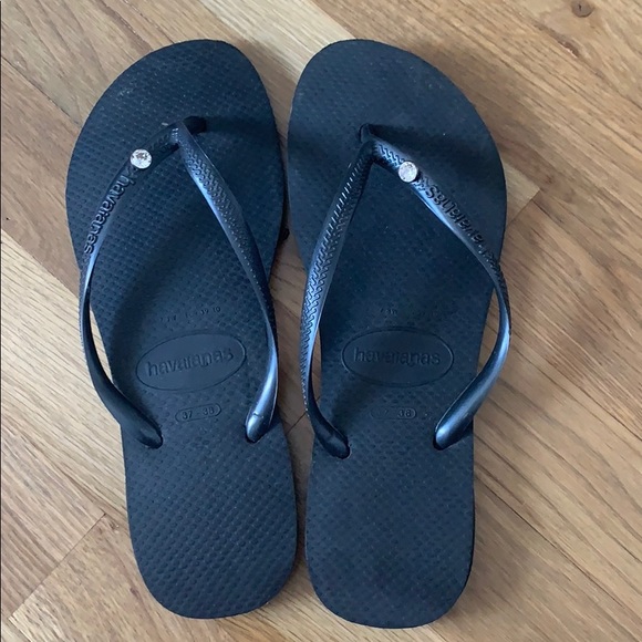 diamond studded flip flops